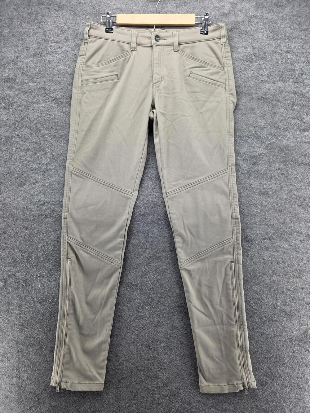 5.11 Tactical Pants Womens 8 Long Beige Chino Twill Slim Stretch Pockets 33 In